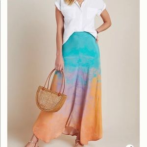 Anthropologie ombre maxi skirt.  Size medium, nwt